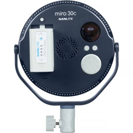 Nanlite Miro 30c (Midnight Blue) - okrągły panel, lampa LED RGBWW